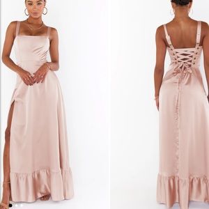 Show me your mumu Clarissa Corset Bridesmoad/ Wedding Guest dress